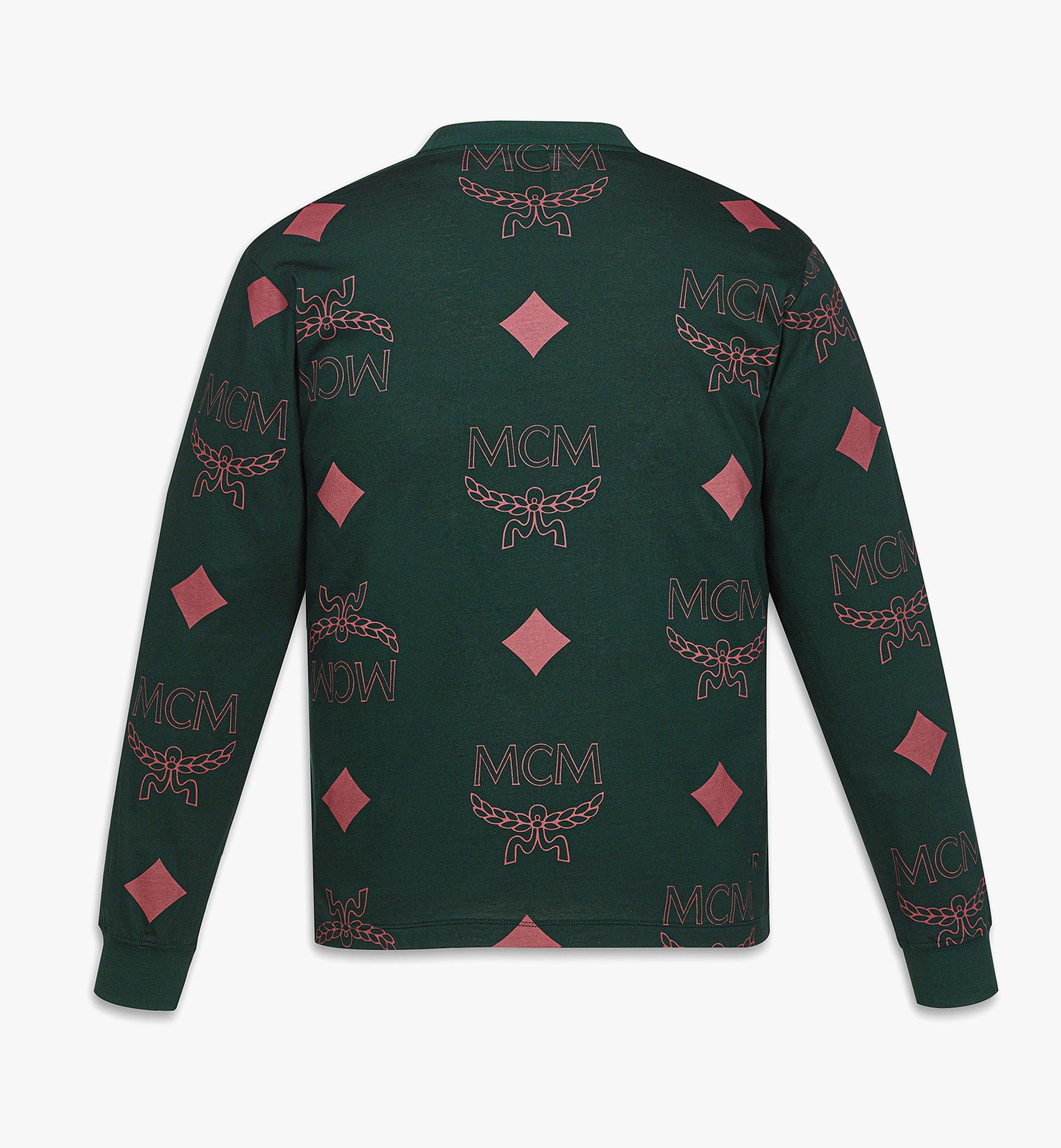 PHENOMENON+MCM Monogram Print Long Sleeve T-Shirt 1